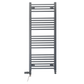 550mm x 1200mm Anthracite Grey Dual Fuel Heated Towel Rail Radiator 