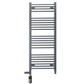 500mm x 1200mm Anthracite Grey Dual Fuel Heated Towel Rail Radiator 