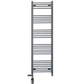 500mm x 1600mm Anthracite Grey Dual Fuel Heated Towel Rail Radiator 