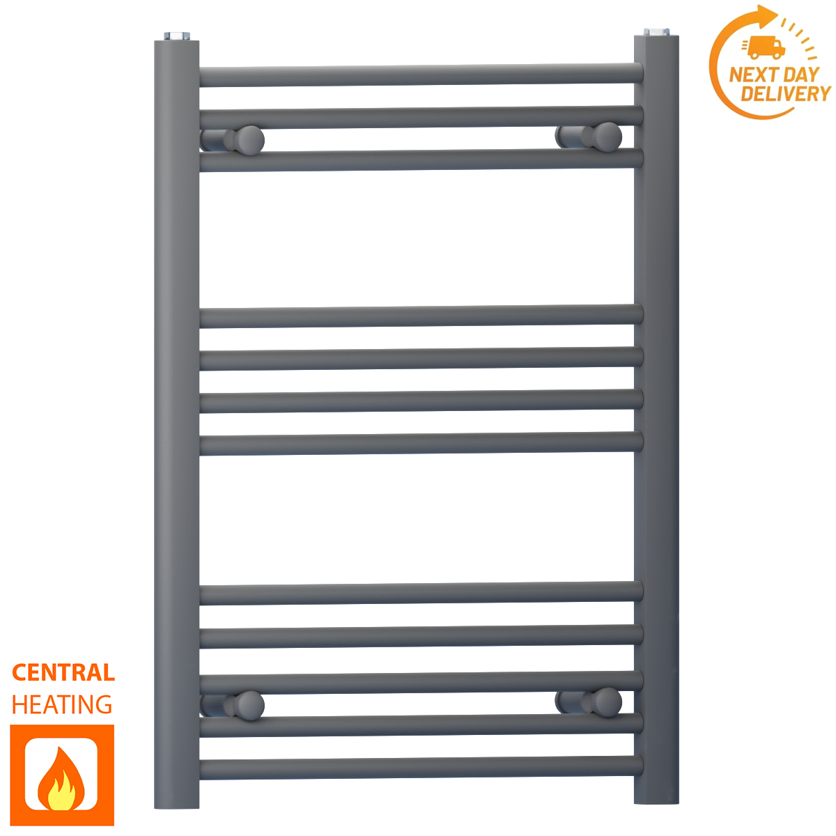 45 70 Anthracite Grey Towel Rail Radiator Heated Warmer Wide High Central Heating