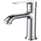 Black White Chrome Gold Bathroom Tap - Brass Single Lever Faucet Mixer for Sink or Bath 
