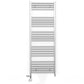Dual Fuel 500mm x 1400mm Straight Chrome  Heated Towel Rail Radiator- (incl. Valves + Electric Heating Kit)