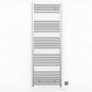 600mm Wide - Electric Heated Towel Rail Radiator - Flat Chrome - Straight