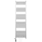 Dual Fuel 550mm x 1700mm Straight Chrome  Heated Towel Rail Radiator- (incl. Valves + Electric Heating Kit)