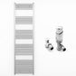 500mm x 1800mm Straight Chrome Heated Towel Rail Radiator