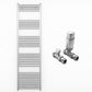 500mm x 1800mm Straight Chrome Heated Towel Rail Radiator