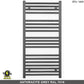 500mm x 1000mm  Anthracite Grey Electric Pre-Filled Heated Towel Rail Radiator