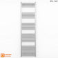 500mm x 1800mm Straight Chrome Heated Towel Rail Radiator