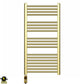 500mm x 1000mm Shiny Gold Electric Pre-Filled Heated Towel Rail Radiator