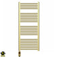 500mm x 1200mm Shiny Gold Electric Pre-Filled Heated Towel Rail Radiator
