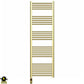 500mm Wide - Electric Heated Towel Rail Radiator - Shiny Gold - Straight