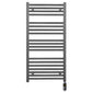 500mm x 1000mm  Anthracite Grey Electric Pre-Filled Heated Towel Rail Radiator