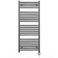 600mm x 1200mm  Anthracite Grey Electric Pre-Filled Heated Towel Rail Radiator