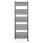 550mm Wide - Electric Heated Towel Rail Radiator - Anthracite Grey - Straight