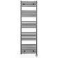 500mm x 1600mm  Anthracite Grey Electric Pre-Filled Heated Towel Rail Radiator