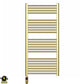550mm x 1200mm Shiny Gold Electric Pre-Filled Heated Towel Rail Radiator