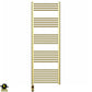 550mm x 1600mm Shiny Gold Electric Pre-Filled Heated Towel Rail Radiator