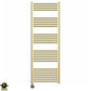 550mm x 1600mm Shiny Gold Electric Pre-Filled Heated Towel Rail Radiator