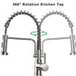 Chrome Swivel Bendable Kitchen Mixer - Stainless Steel (360°, Dual Spray) Model Kpy 30235 