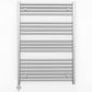 800mm Wide - Electric Heated Towel Rail Radiator - Flat Chrome - Straight