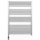 700mm Wide - Electric Heated Towel Rail Radiator - Flat Chrome - Straight