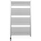 700mm x 1200mm Straight Chrome Electric Pre-Filled Heated Towel Rail Radiator