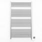 700mm Wide - Electric Heated Towel Rail Radiator - Flat Chrome - Straight