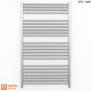 700mm x 1200mm Straight Chrome Heated Towel Rail Radiator
