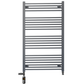 700mm x 1200mm Anthracite Grey Dual Fuel Heated Towel Rail Radiator 