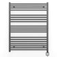 700mm x 1000mm  Anthracite Grey Electric Pre-Filled Heated Towel Rail Radiator