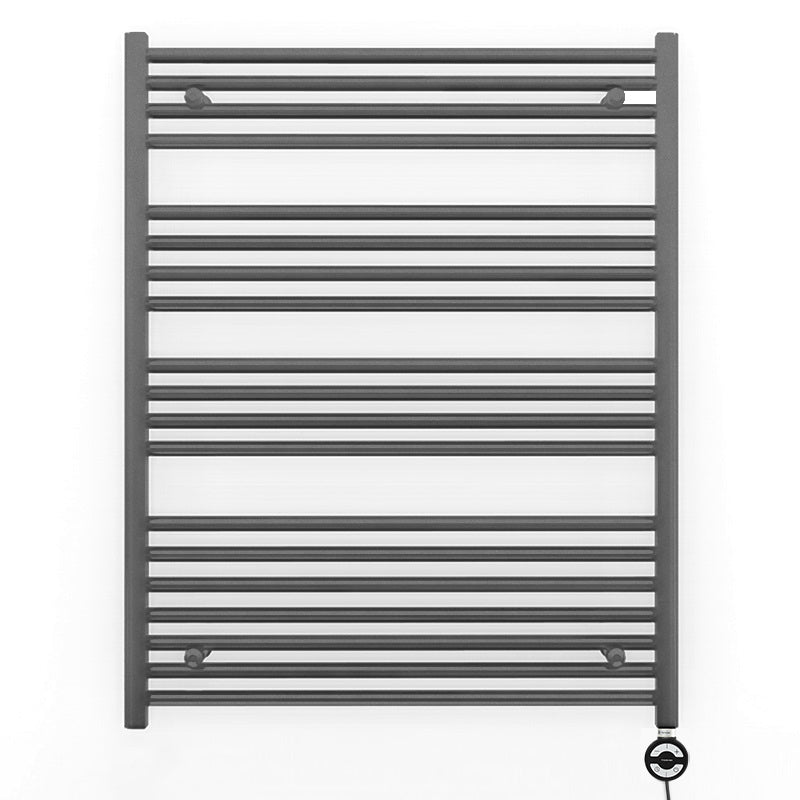700mm x 1000mm  Anthracite Grey Electric Pre-Filled Heated Towel Rail Radiator