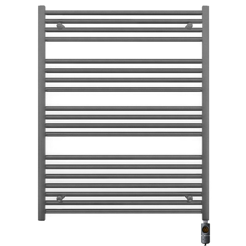 700mm x 1000mm  Anthracite Grey Electric Pre-Filled Heated Towel Rail Radiator
