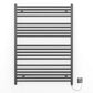 700mm Wide - Electric Heated Towel Rail Radiator - Anthracite Grey - Straight