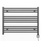 900mm x 600mm  Anthracite Grey Electric Pre-Filled Heated Towel Rail Radiator