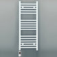 Small 400mm x 900mm Straight White Electric Pre-Filled Heated Towel Rail Radiator