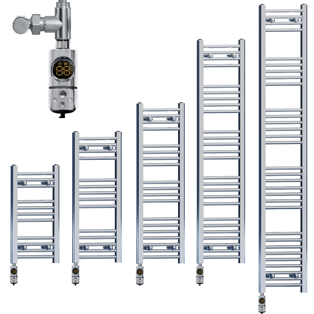 Chrome Dual Fuel Towel Radiators