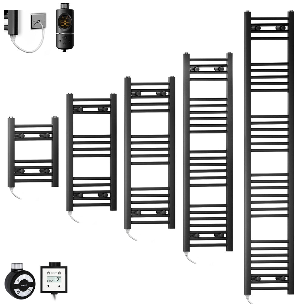 Black Electric Towel Radiators