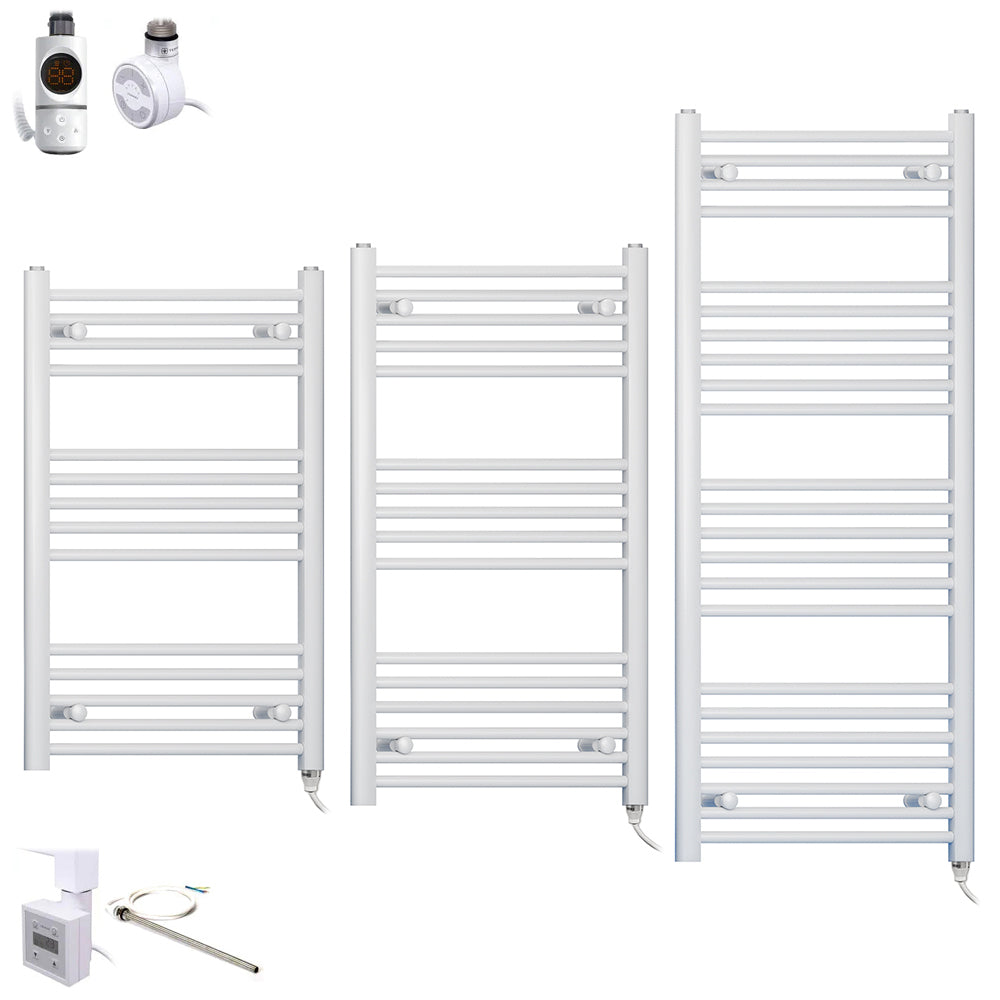 White Electric Towel Radiators