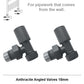 550mm x 1200mm Anthracite Grey Heated Towel Rail Radiator