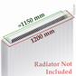 MyHomeware Radiator Booster / Heat Diverter – For Double Radiators