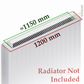My Homeware Radiator Booster Heat Diverter - For Double Panel Radiators (Fit & Forget) 