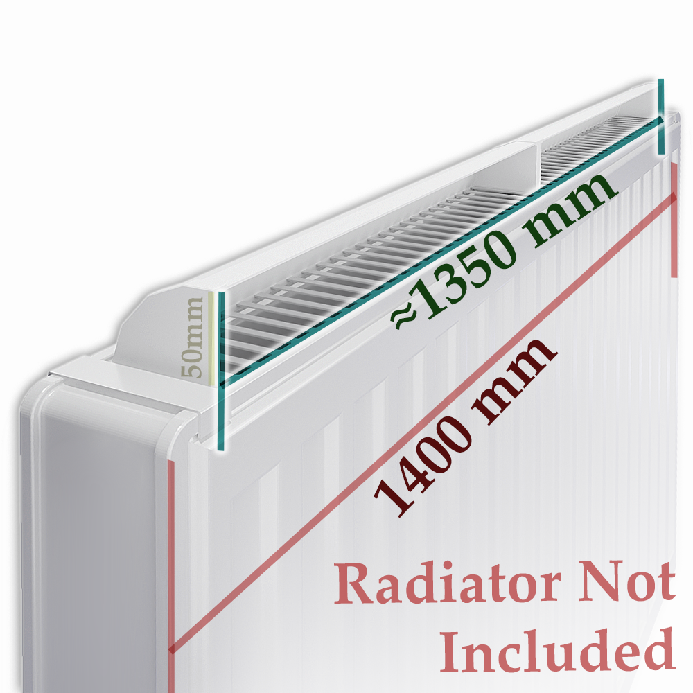 MyHomeware Radiator Booster / Heat Diverter - For Single Radiators