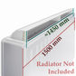 My Homeware Radiator Booster Heat Diverter - For Double Panel Radiators (Fit & Forget) 