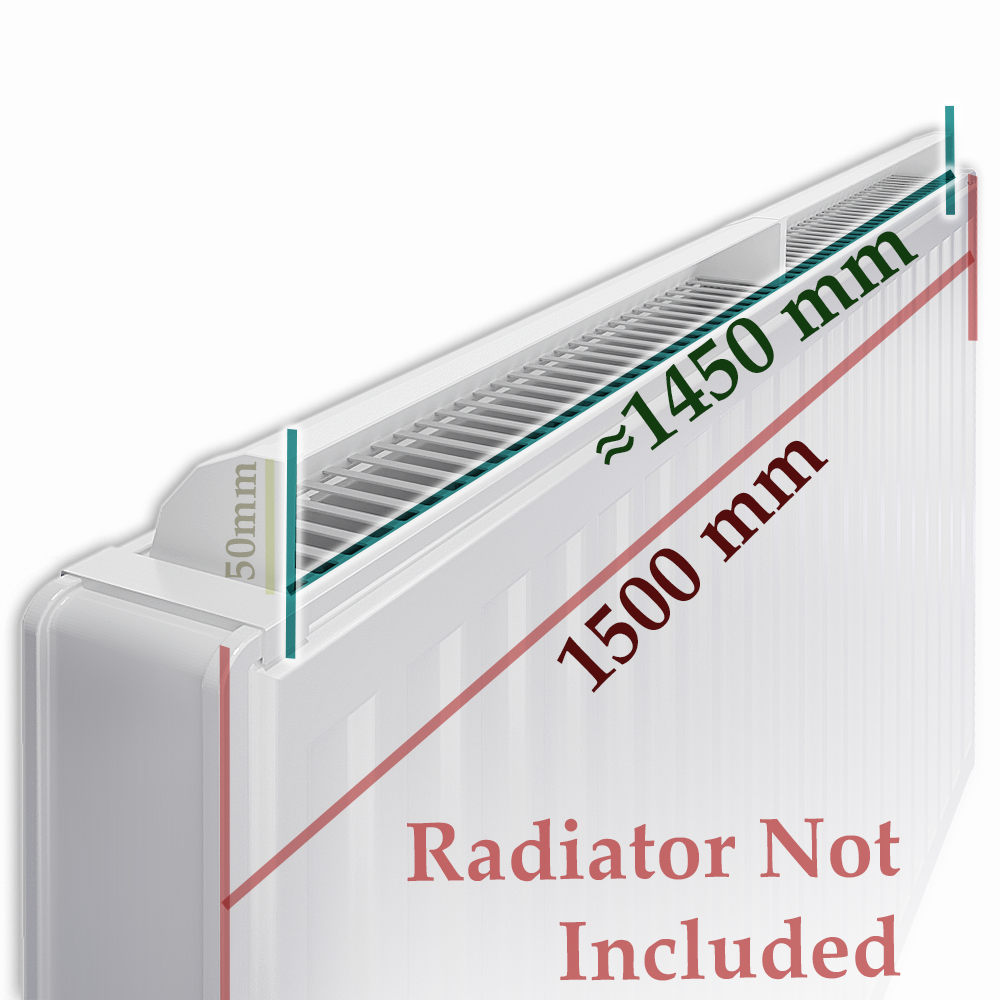 MyHomeware Radiator Booster / Heat Diverter - For Single Radiators