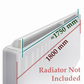My Homeware Radiator Booster Heat Diverter - For Single Panel Radiators (Fit & Forget) 