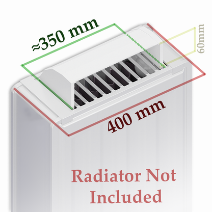  My Homeware Radiator Booster Heat Diverter - For Double Panel Radiators (Fit & Forget) 