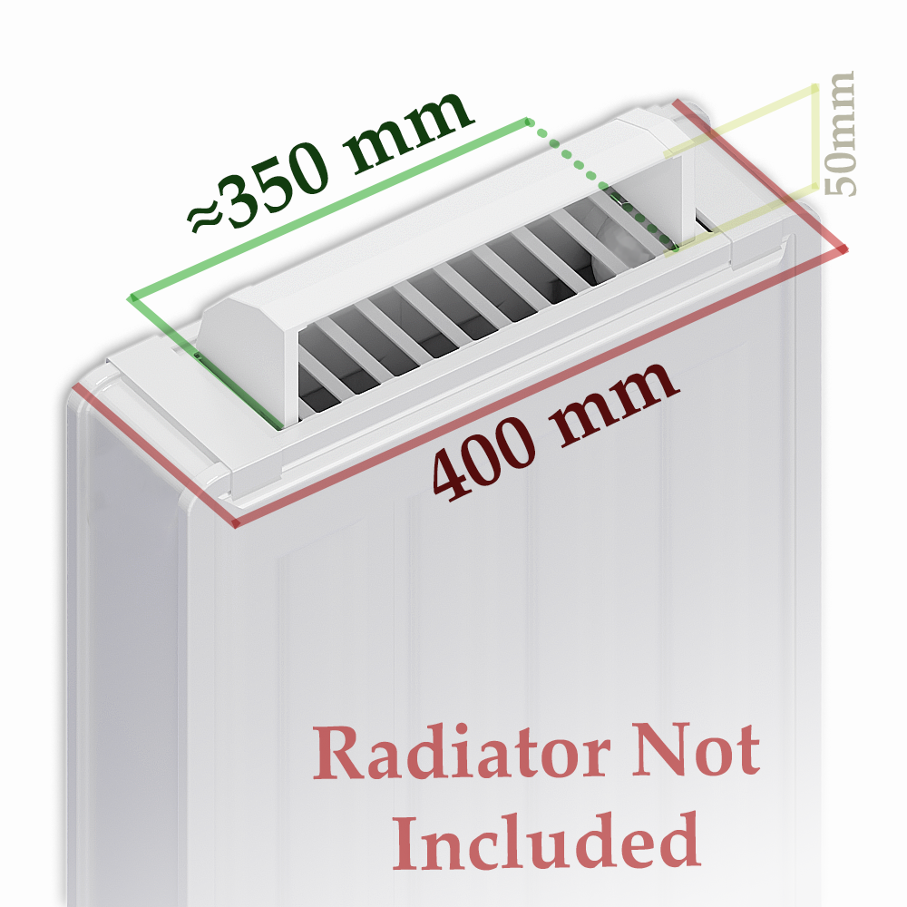 MyHomeware Radiator Booster / Heat Diverter - For Single Radiators
