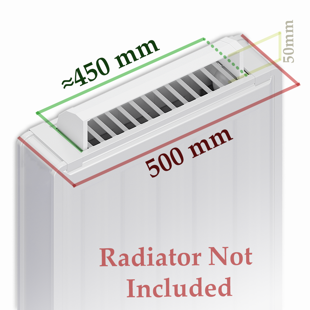 MyHomeware Radiator Booster / Heat Diverter - For Single Radiators