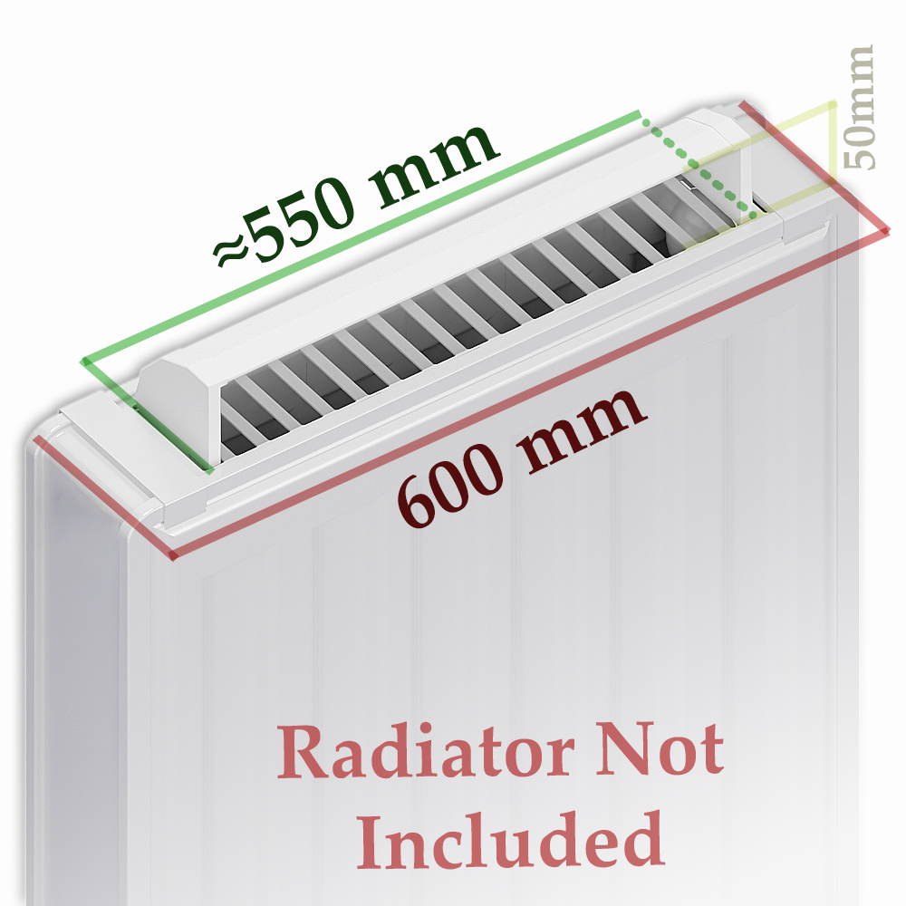 MyHomeware Radiator Booster / Heat Diverter - For Single Radiators