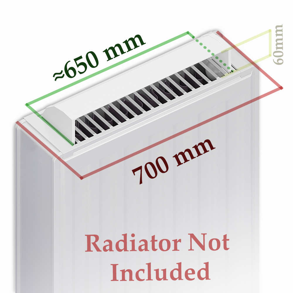 MyHomeware Radiator Booster / Heat Diverter – For Double Radiators